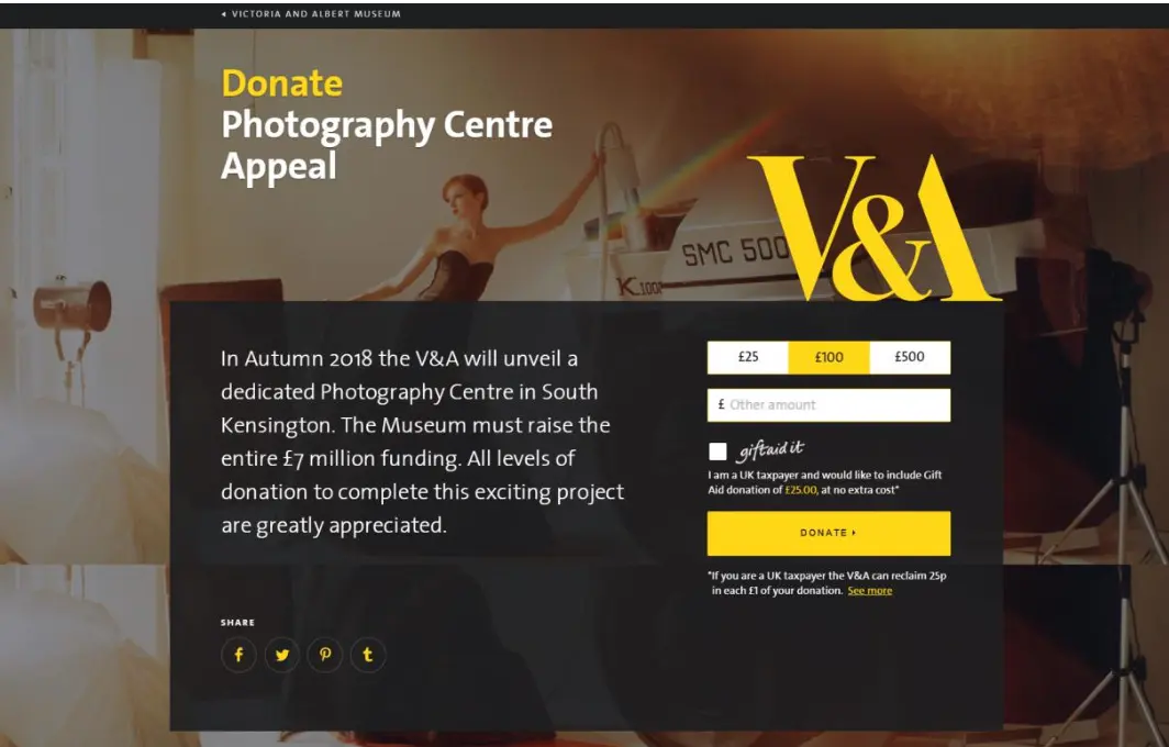 Donation Appeal Page