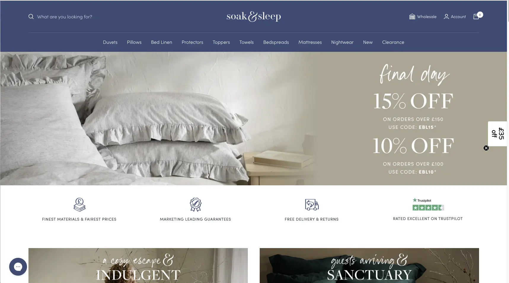 Soak and Sleep screenshot